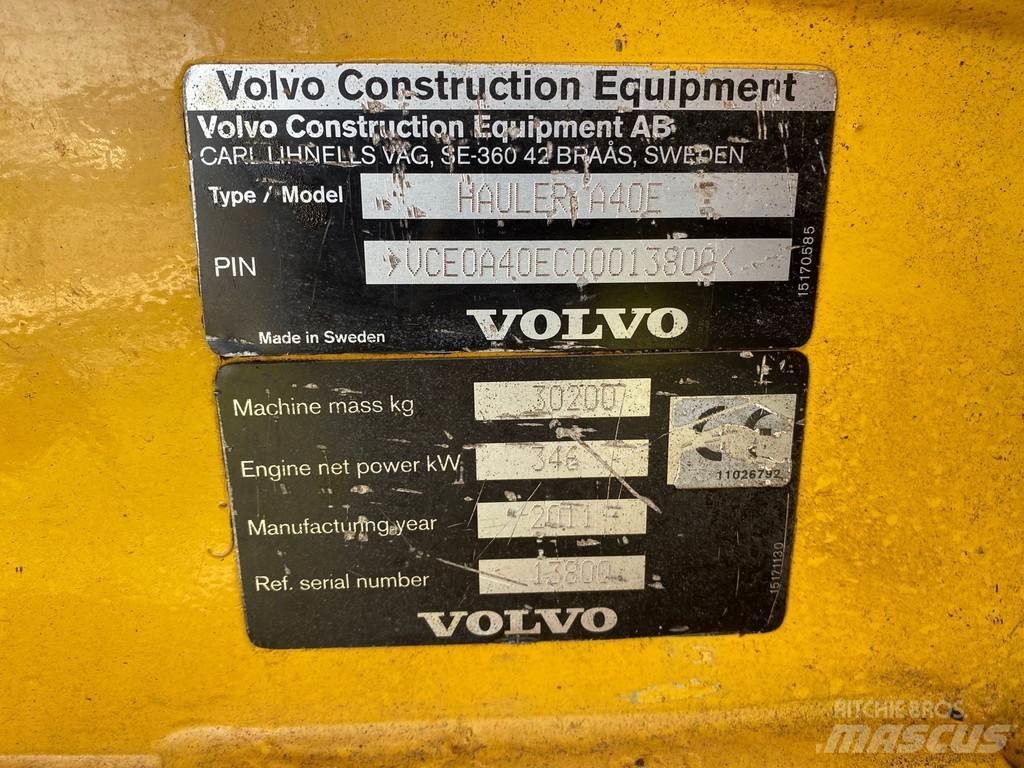 Volvo A40E 연결식 홀러