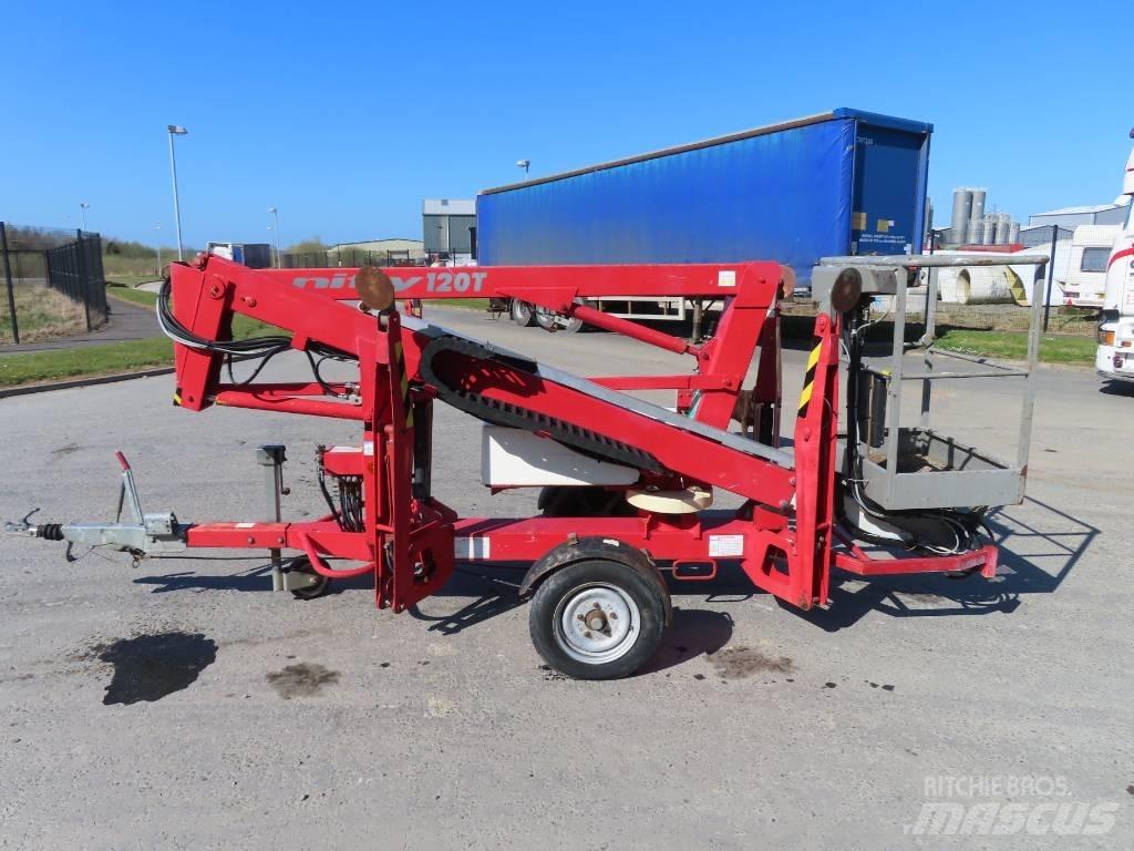 Niftylift 120 T 트레일러 탑재 고소작업대