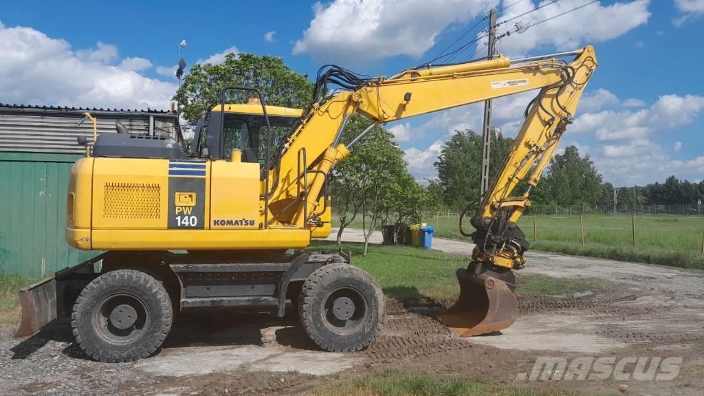 Komatsu PW 140-7  휠 굴삭기
