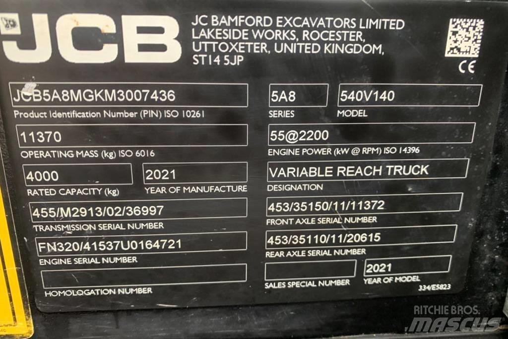 JCB 540-140 텔러 핸들러