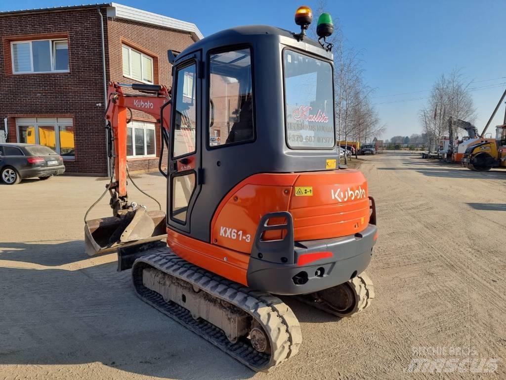 Kubota KX 61-3 소형 굴삭기 7톤 미만