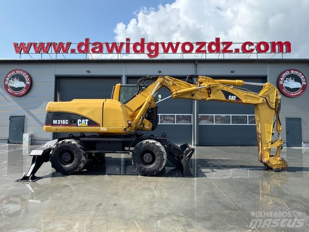 CAT M 316 C  휠 굴삭기