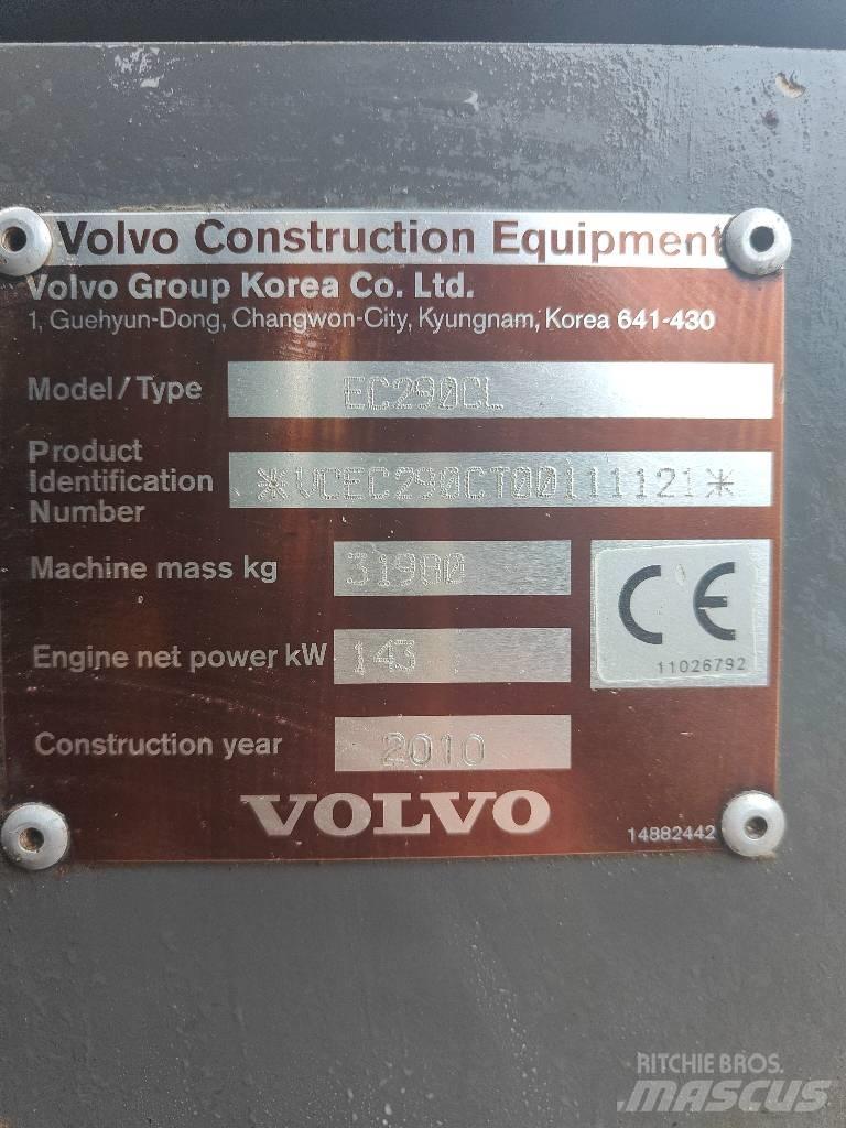 Volvo EC 290 C L 대형 굴삭기 29톤 이상