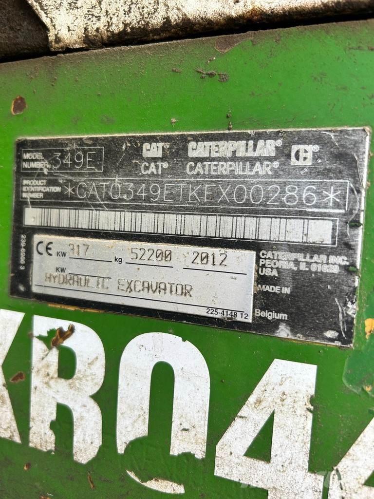 CAT 349EL VG 대형 굴삭기 29톤 이상