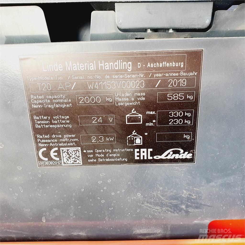 Linde T20AP Narrow 경량 리프터