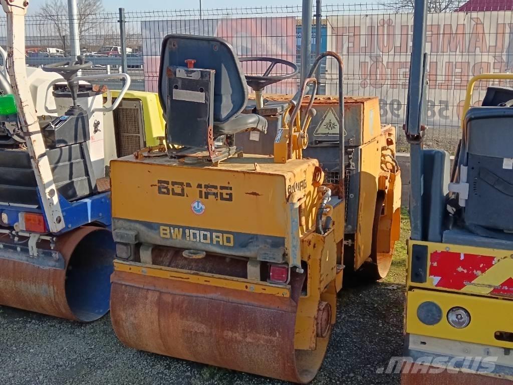Bomag 100AD 트윈 드럼 롤러