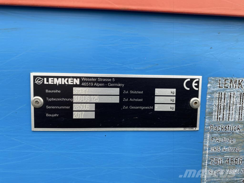 Lemken Zirkon8 콤비네이션 드릴