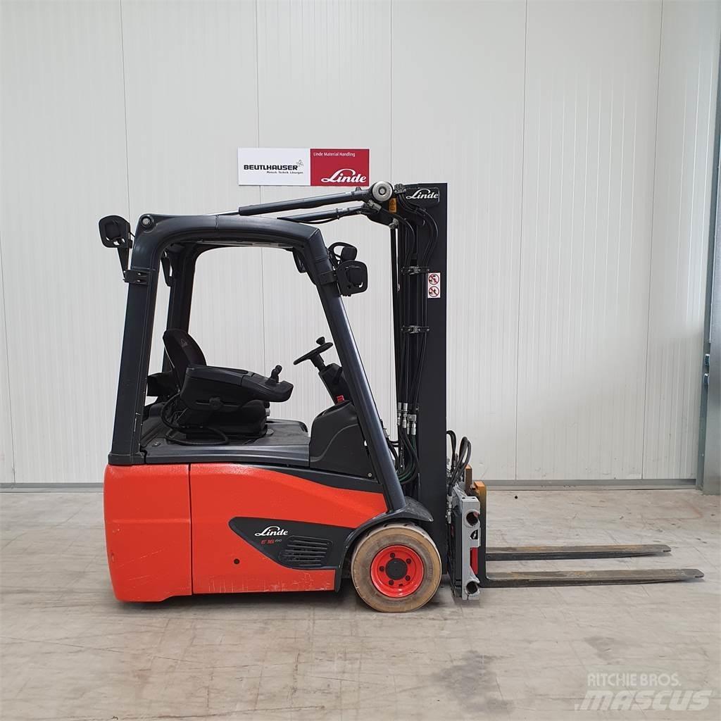 Linde E16C 전동 지게차