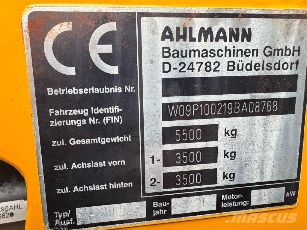 Allman AX 100  휠로우더