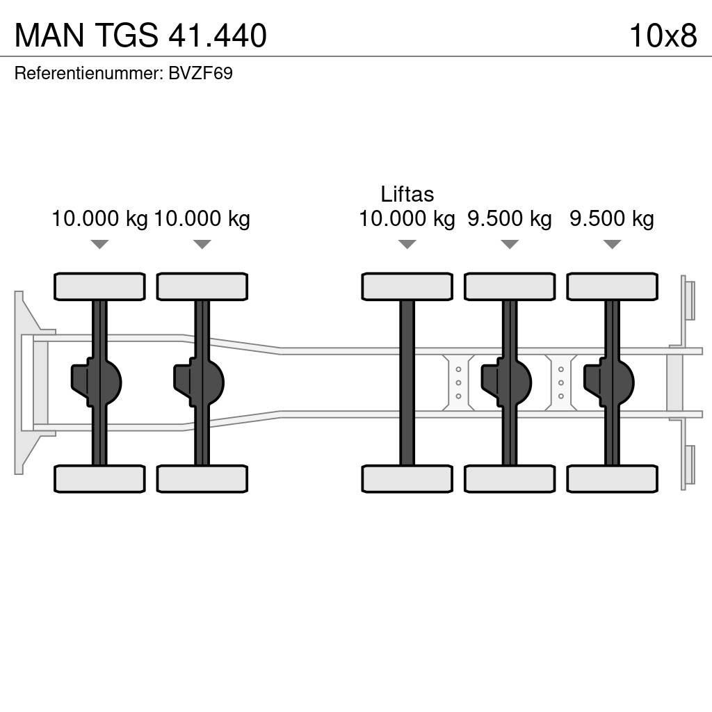 MAN TGS 41.440 덤프 트럭