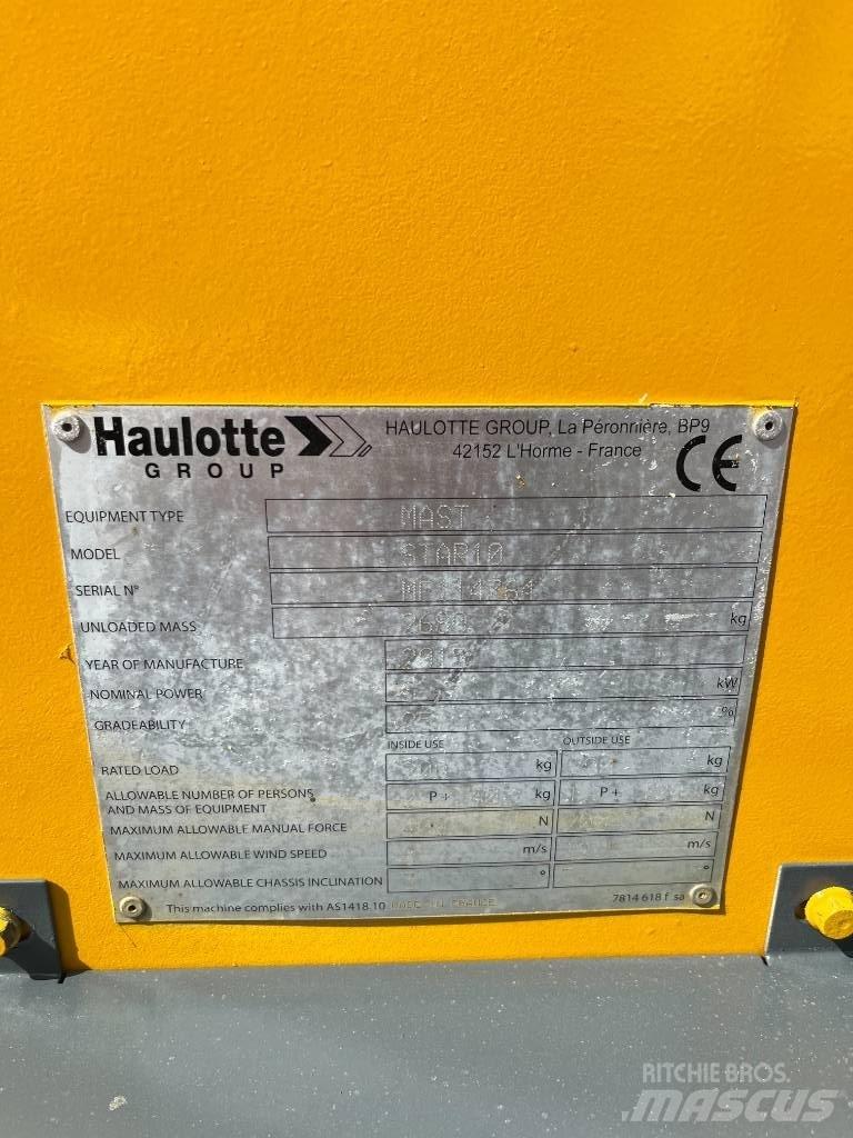 Haulotte Star-10AC 견인식 전동이동 리프트