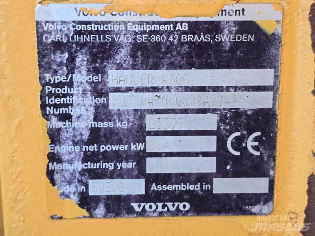 Volvo A30G 연결식 홀러