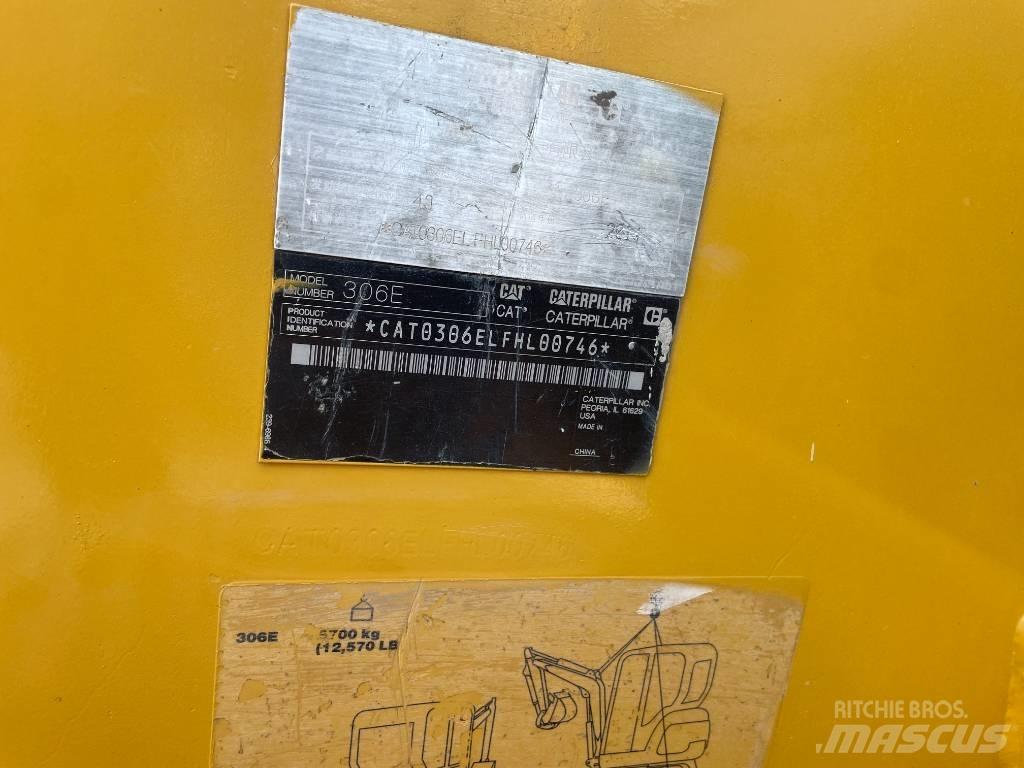 CAT 306E2 소형 굴삭기 7톤 미만