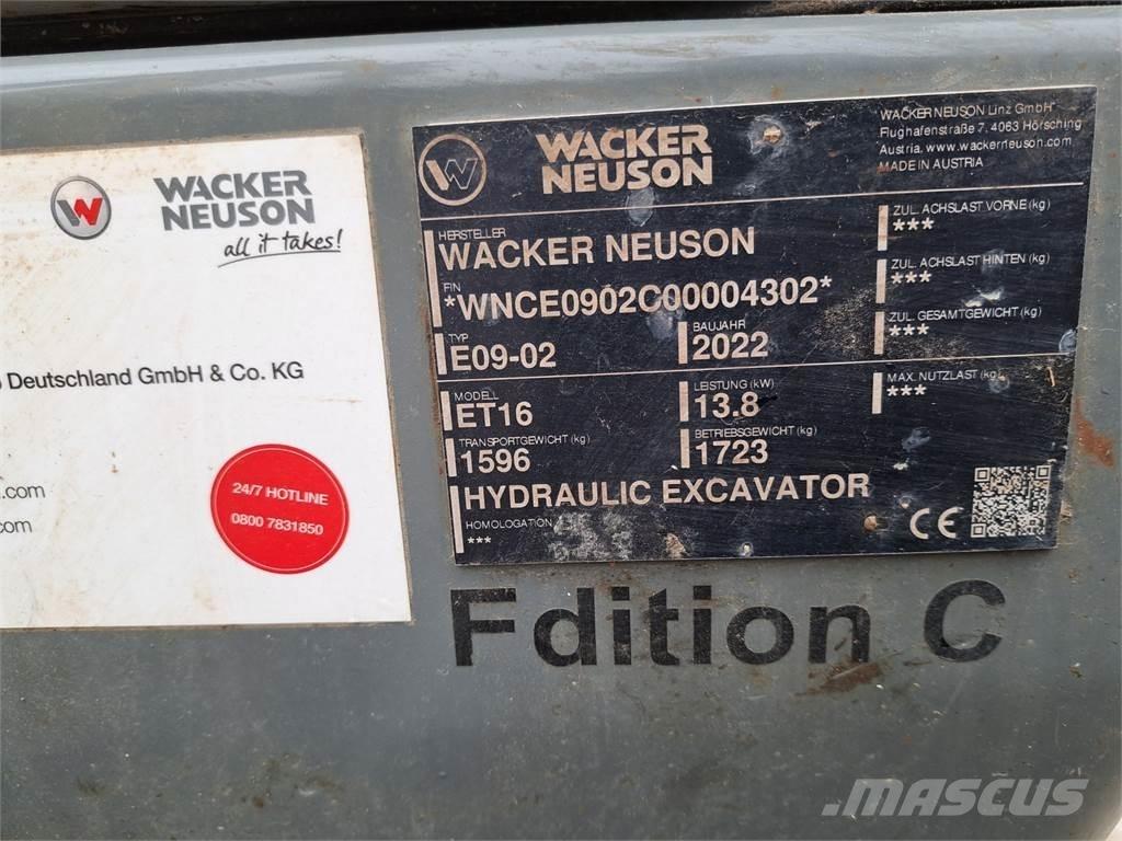 Wacker Neuson ET16 대형 굴삭기 29톤 이상