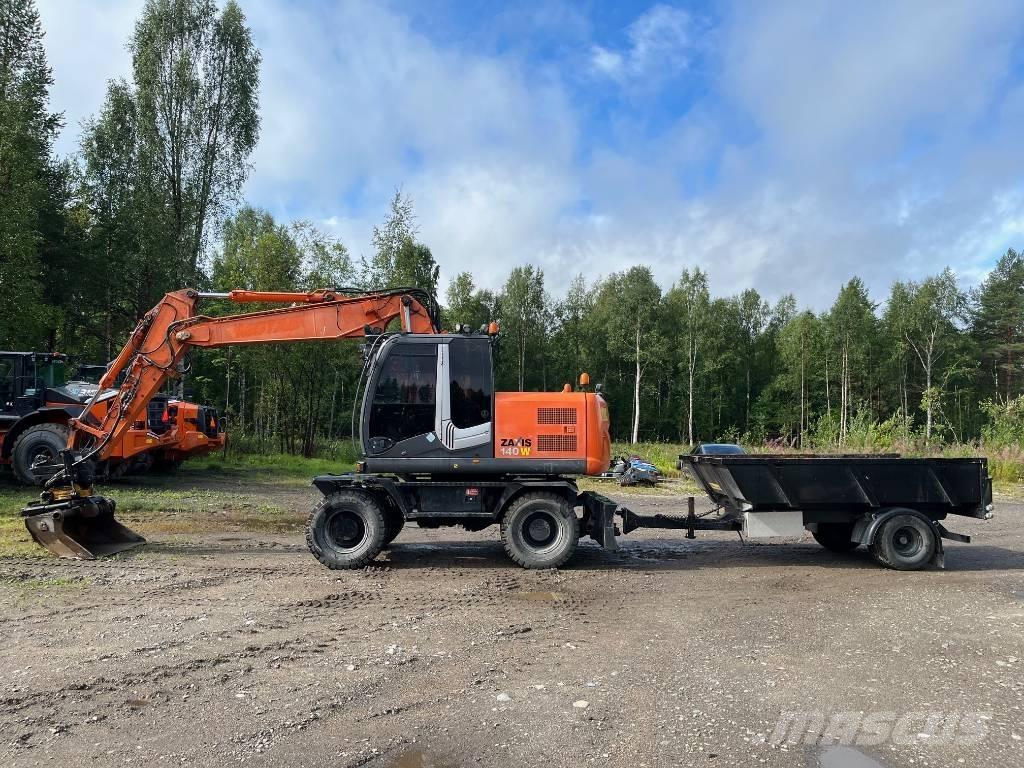 Hitachi ZX140W-3  휠 굴삭기