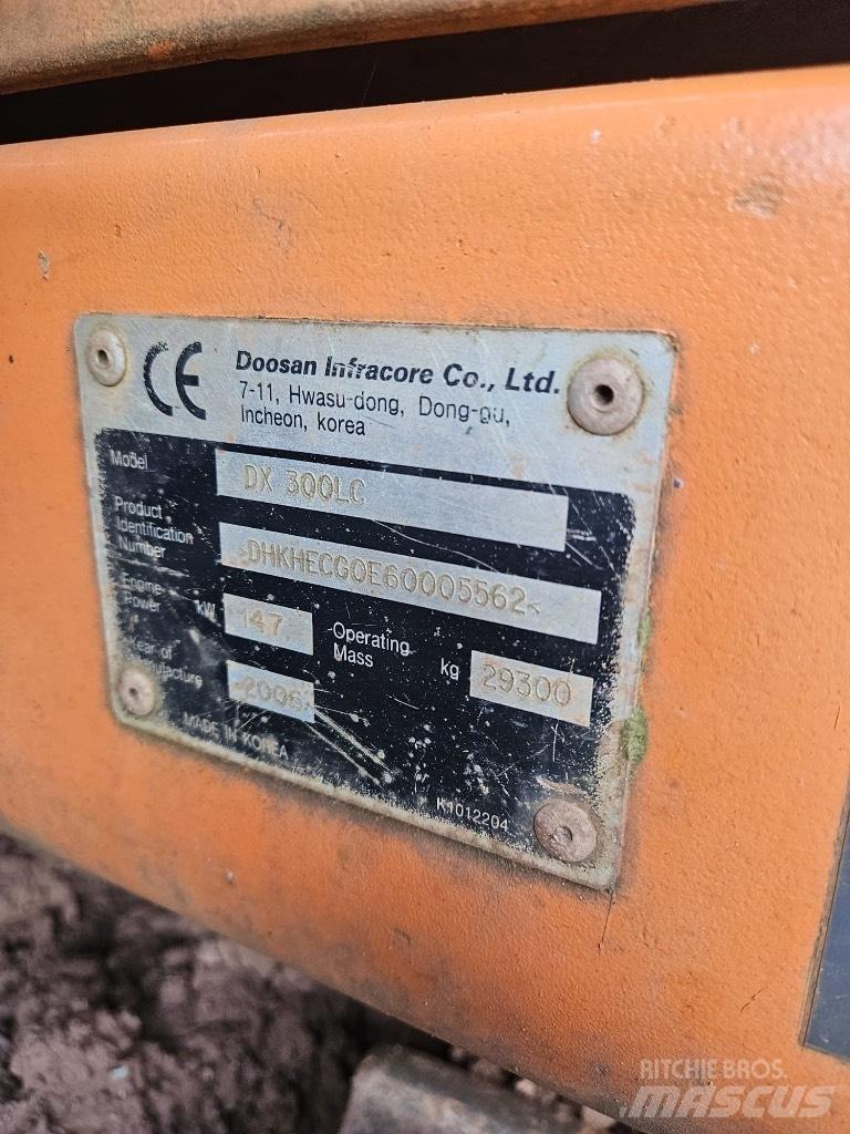 Doosan DX 300 LC-5 대형 굴삭기 29톤 이상