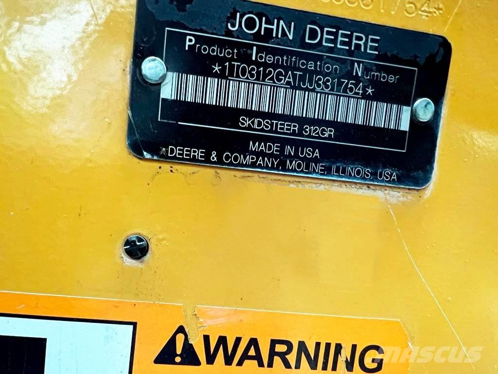 John Deere 312  스키드로더