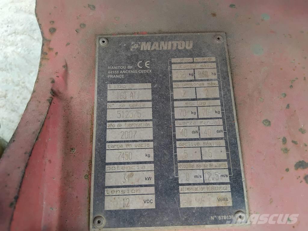 Manitou 160 ATJ 관절형 전동이동 리프트