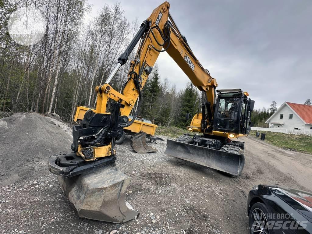 JCB JS 145 W  휠 굴삭기