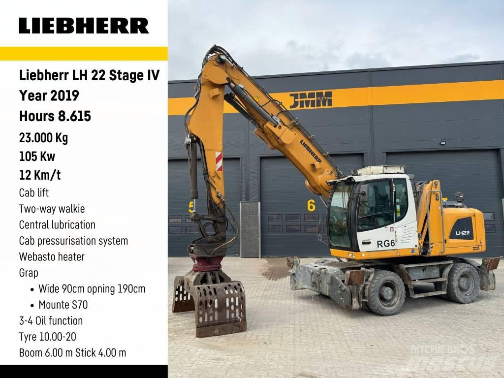 Liebherr LH 22 폐기물/산업 처리기