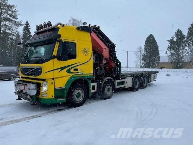 Volvo FM 13 8*4 크레인 트럭