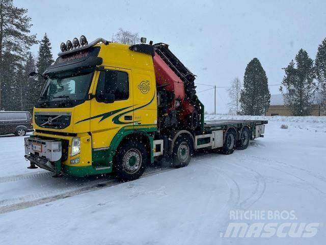 Volvo FM 13 8*4 크레인 트럭