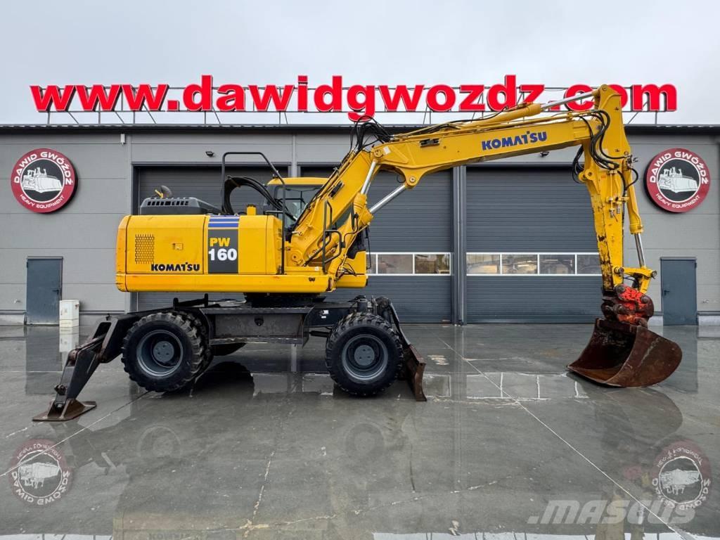 Komatsu PW 160-7E0  휠 굴삭기