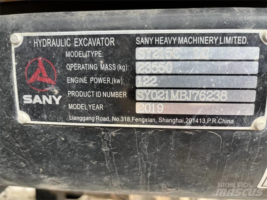Sany SY215C 대형 굴삭기 29톤 이상