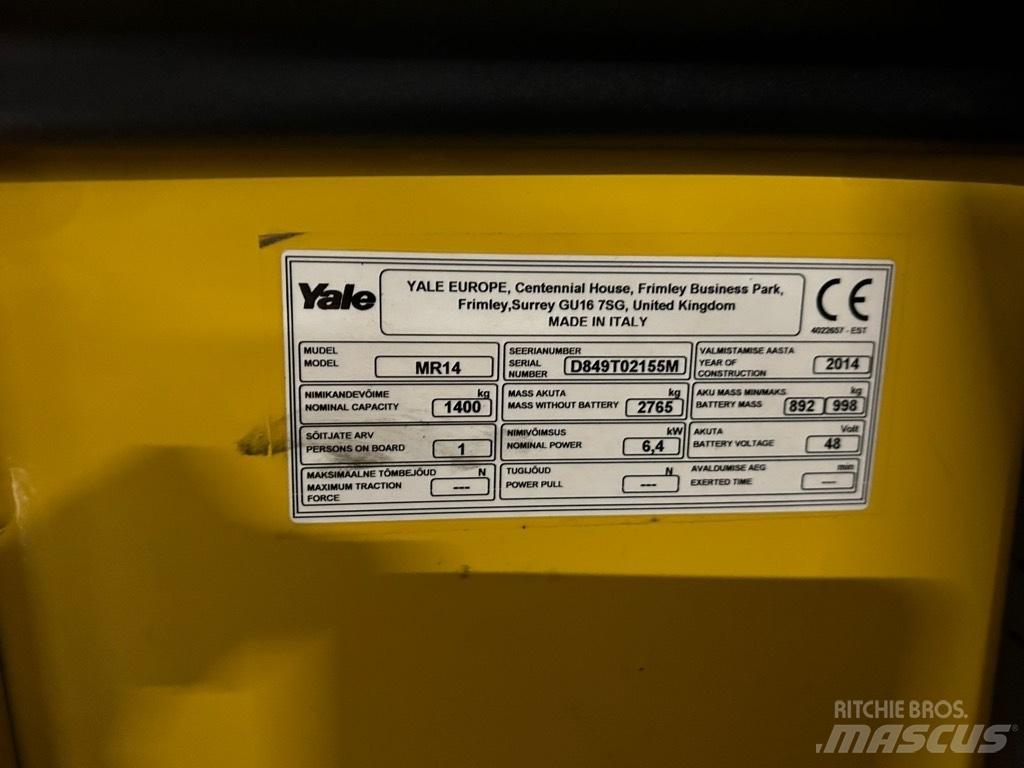 Yale MR 14 리치 트럭