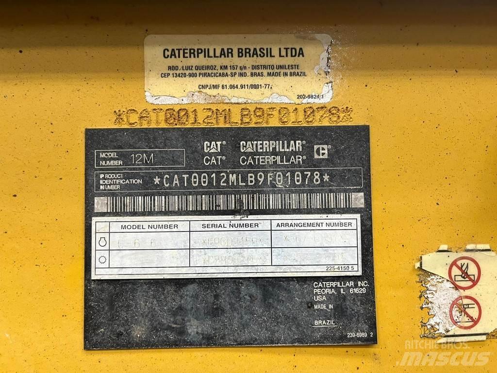 CAT 12M 그레이더