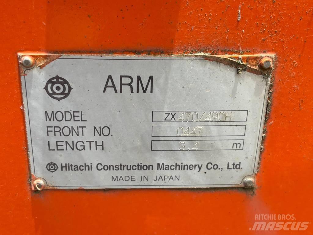 Hitachi Lepelsteel 붐 및 디퍼