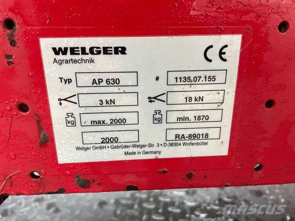 Welger AP 630 각형 곤포기