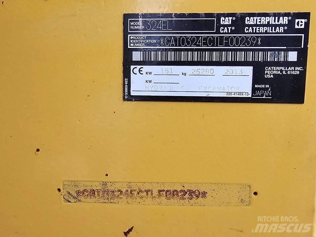 CAT 324 EL 대형 굴삭기 29톤 이상
