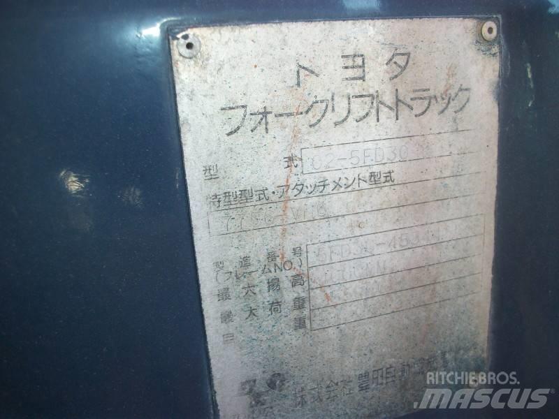 Toyota 5 FD 30 디젤 지게차