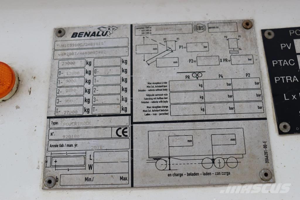 Benalu powertrack 티퍼 트레일러