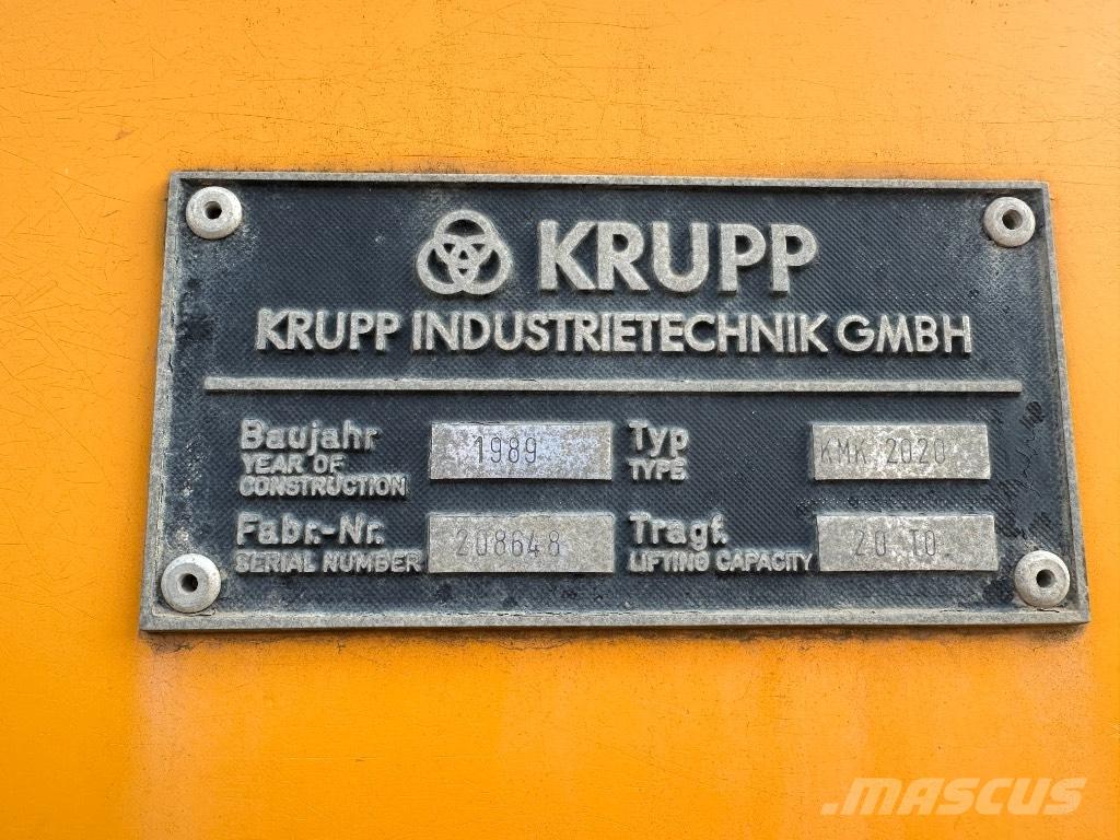 Krupp KMK 2020 A/T 크레인