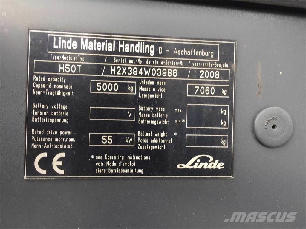 Linde H50T LPG 지게차