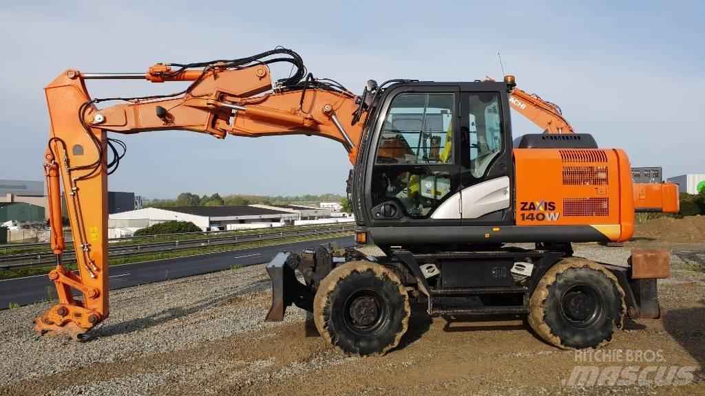 Hitachi ZX140W-5B  휠 굴삭기