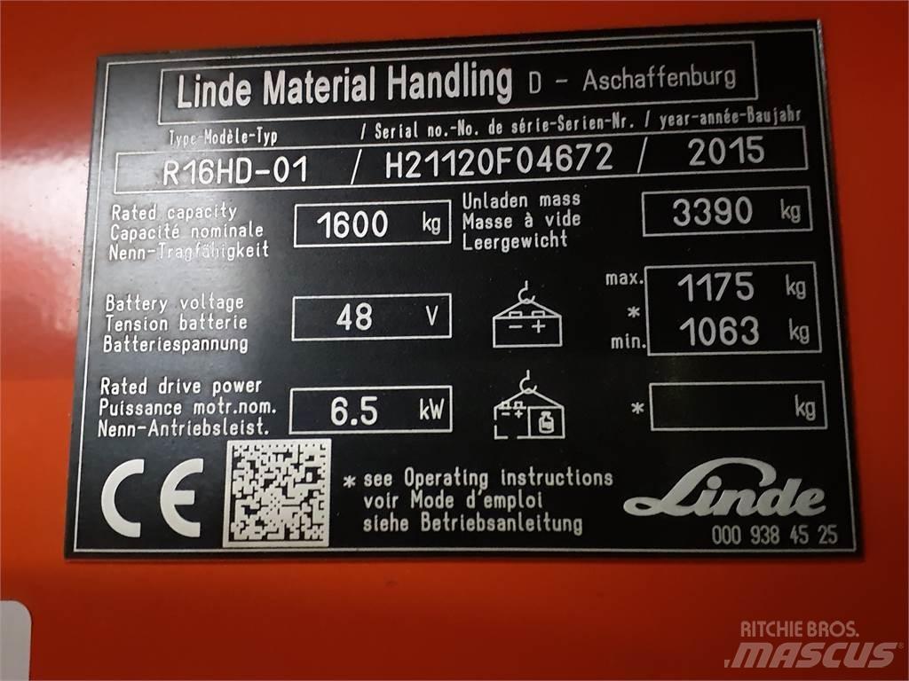 Linde R16HD 리치 트럭