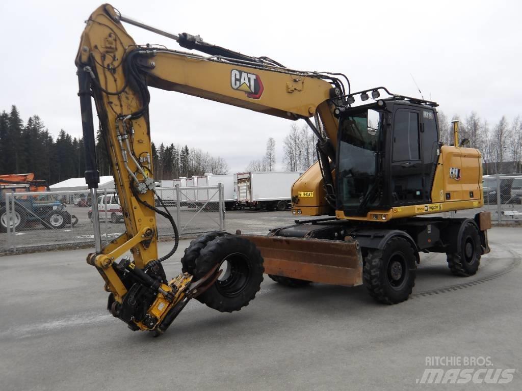 CAT M 318  휠 굴삭기