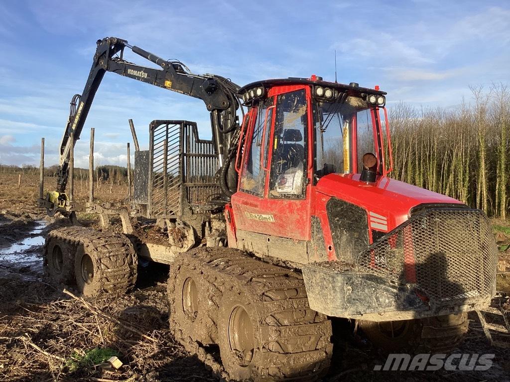 Komatsu 845 원목 포워더