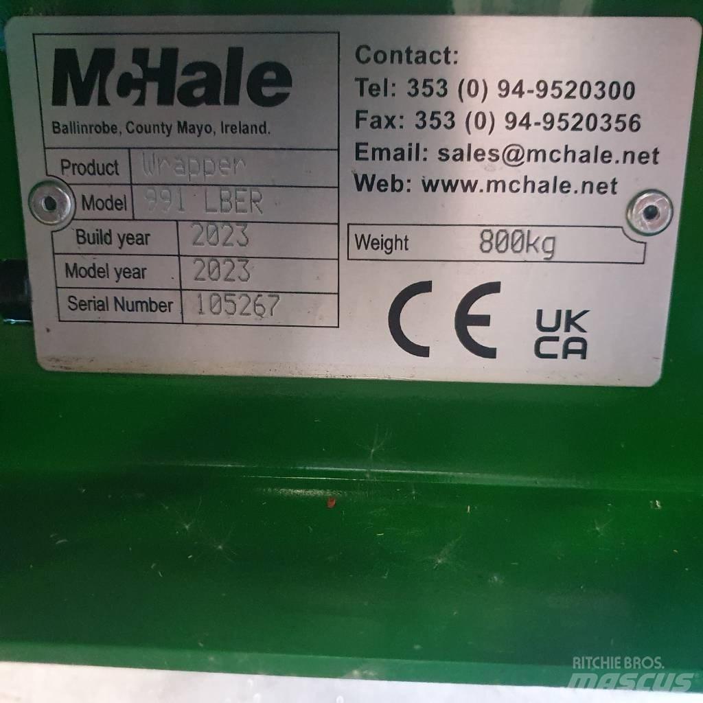 McHale 991 LBER 건초 포장기