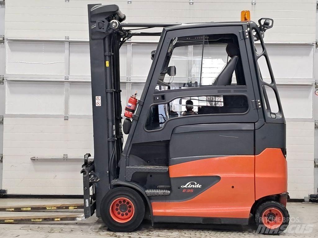 Linde E35HL-01 전동 지게차
