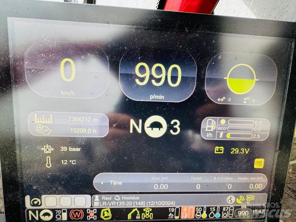 Komatsu 951 원목 하베스터