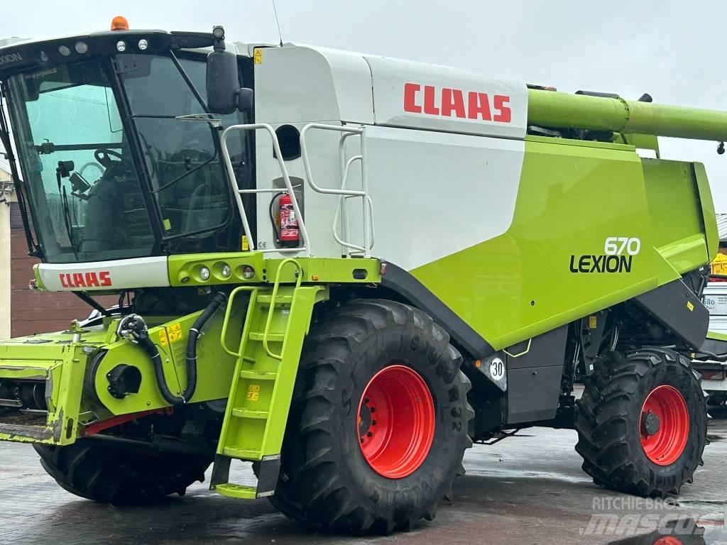 CLAAS Lexion 670 4x4 콤바인 수확기
