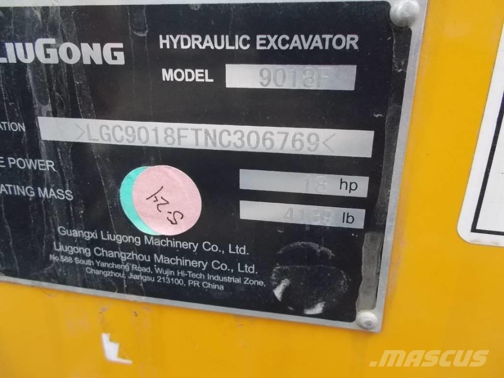  LuiGong 9018 F 소형 굴삭기 7톤 미만