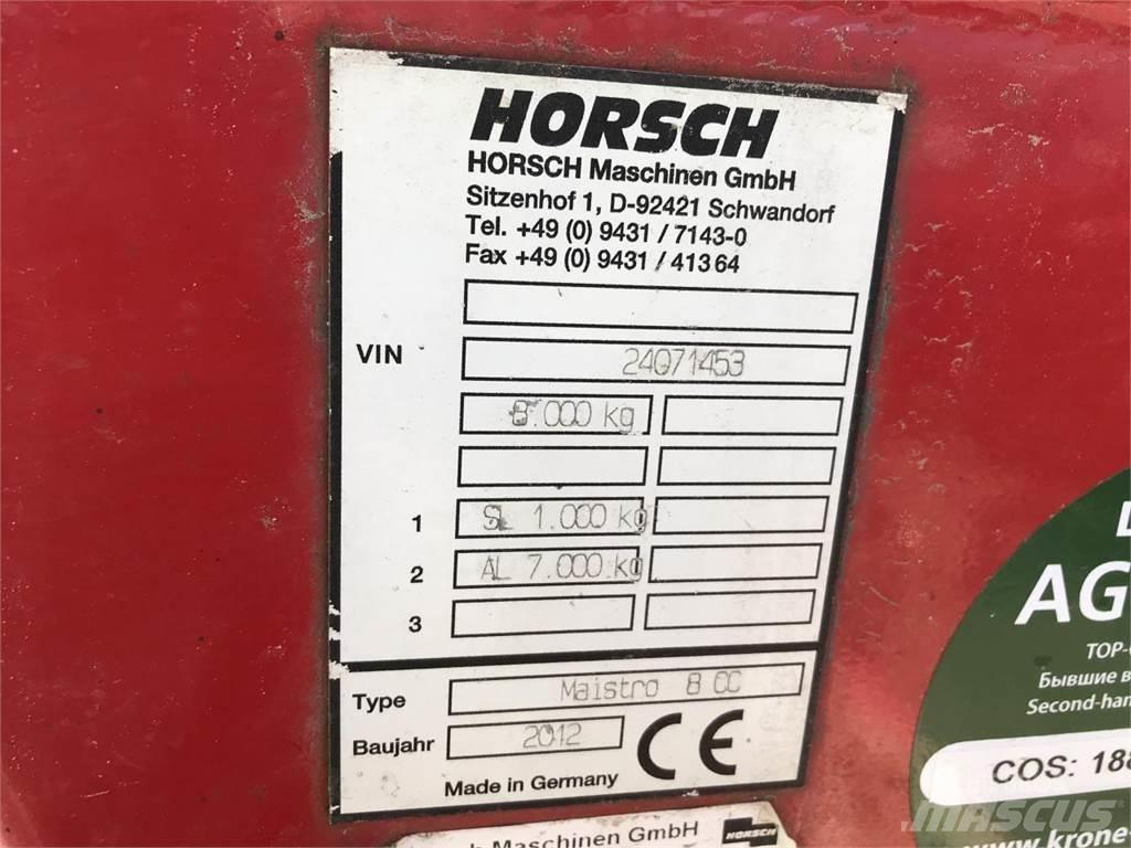 Horsch Maistro 8CC 정밀 조파기