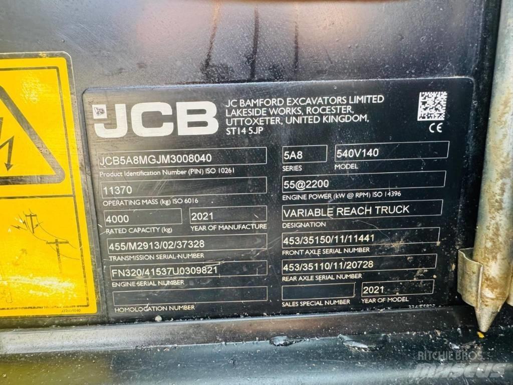 JCB 540-140 텔러 핸들러