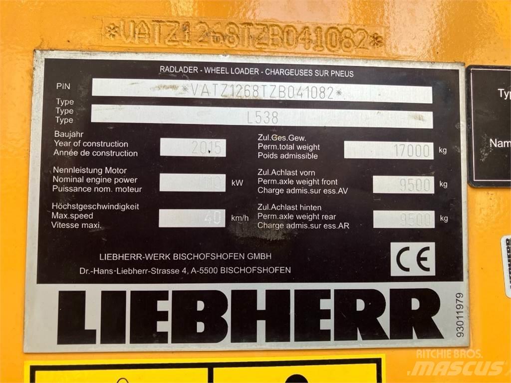 Liebherr L538  휠로우더