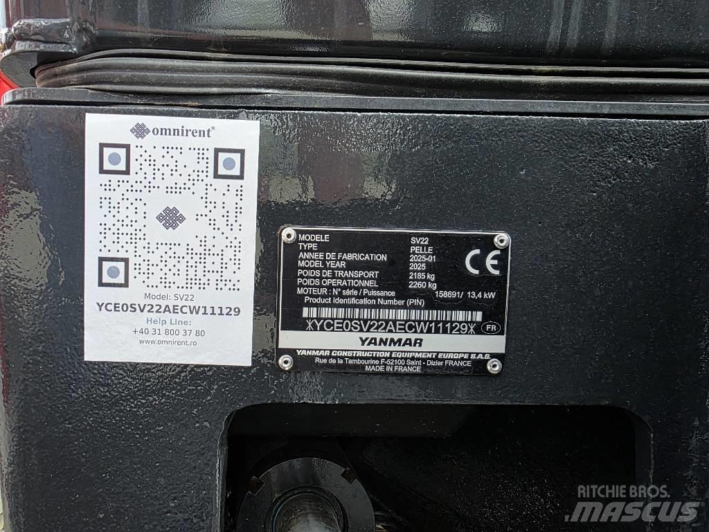 Yanmar SV 22 소형 굴삭기 7톤 미만